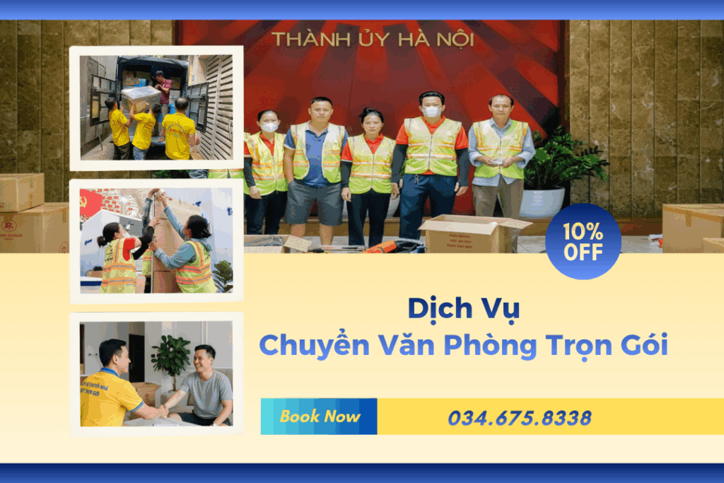 Dịch vụ chuyển văn phòng trọn gói